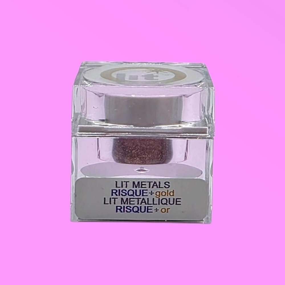 LIT Cosmetics Risque + Gold Metals Glitter Eyeshadow